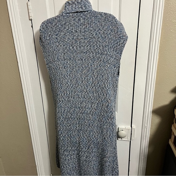 Cabi Napa Cardigan Vest Oversized Blue Cotton XXS L2 - Picture 3 of 5